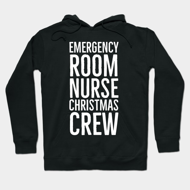 Emergency Room Nurse Christmas Crew Hoodie by evokearo